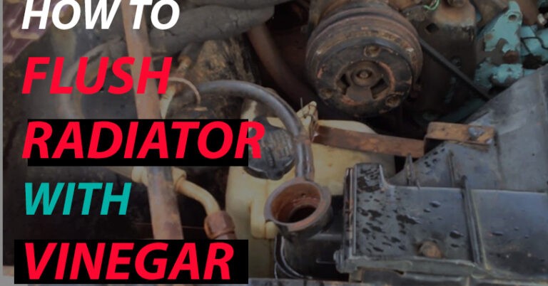 how to flush radiator with vinegar & Baking Soda