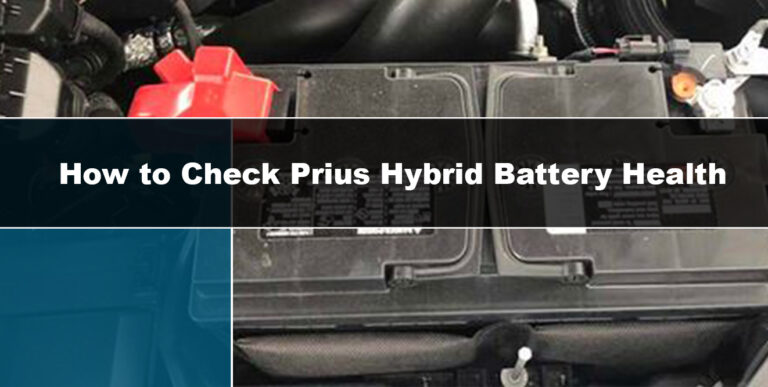 how to check Prius hybrid battery health