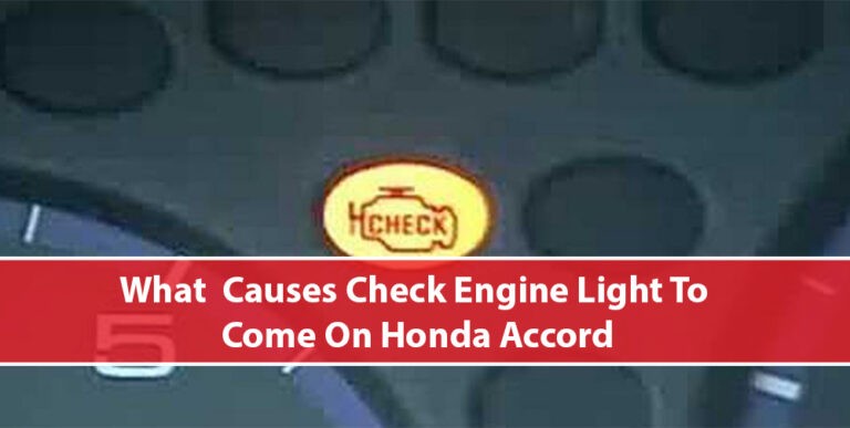 honda accord check engine light flashing rough idle