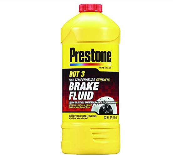 1. Prestone AS401 DOT 3 Synthetic Brake Fluid 32 oz.